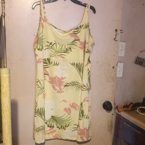 Columbia Women's Plus Tropical Print Sleeveless Dress